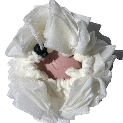 Creme Loofah for Face Wash and Bath Two-In-One Washcloth