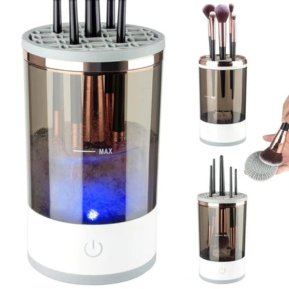 Automatic Electric Makeup Brush Cleaner with Cleaning Pad