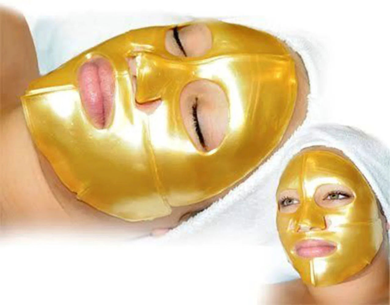 Luxurious 24K Gold Bio-Collagen Facial Mask (5Pcs)